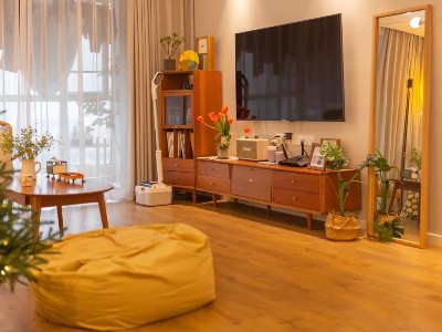 古象實木地板打造的日式風(fēng)小家