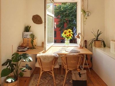 原木地板打造的小家竟然這么美