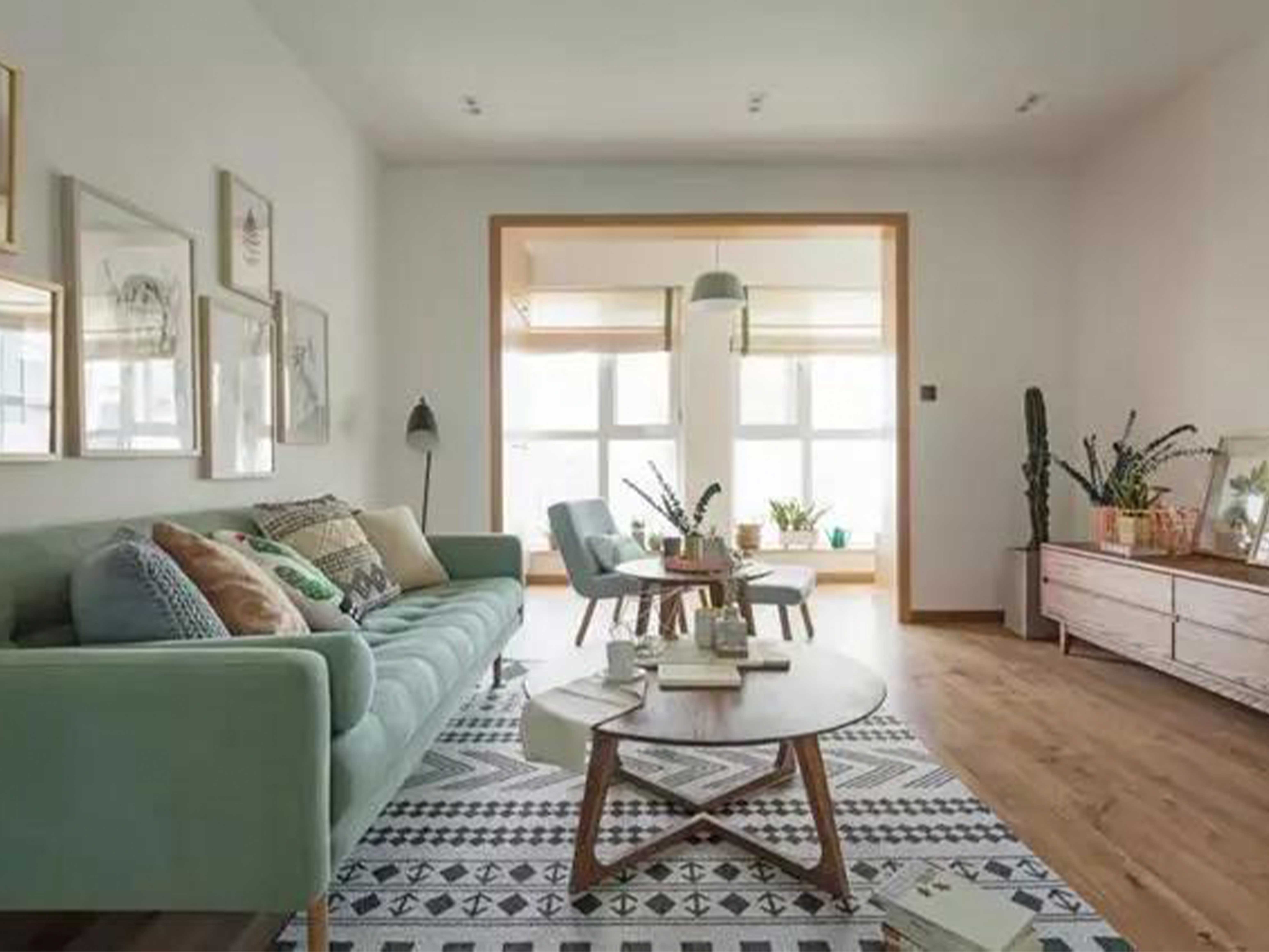 古象地板鋪裝案例之木質(zhì)感的療愈系家居