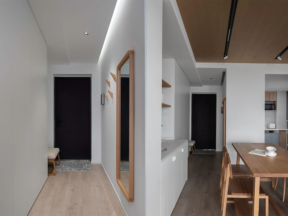 古象地板鋪裝案例之原木+留白設(shè)計(jì)的家