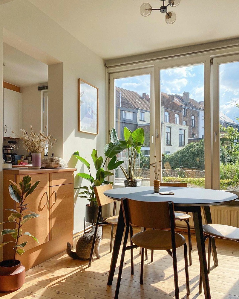 開放式的餐廚區(qū)