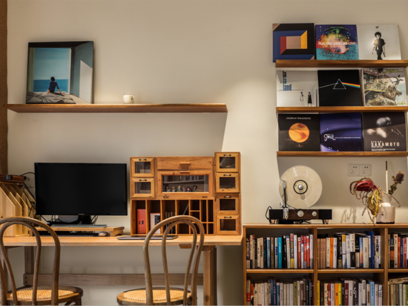 復(fù)古元素豐富的工作區(qū)